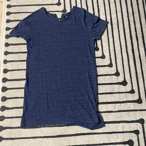 BDG Blue short shirt dress